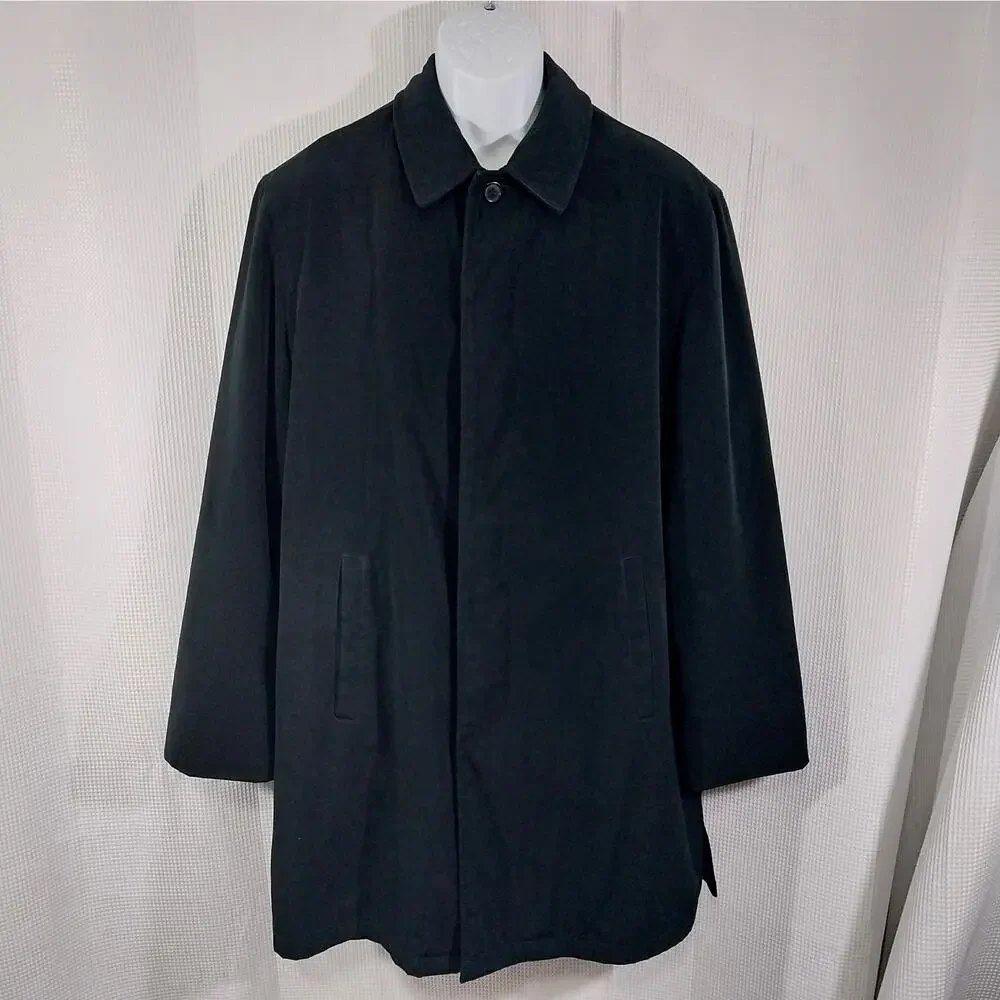 RALPH BY RALPH LAUREN! BLACK LABEL CLASSIC ZIP OUT WOOL LINER 3/4 OVERCOAT!SZ XL